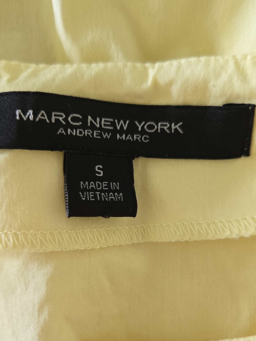 Marc New York Lightweight Yellow Tiered  Blouse - Picture 5 of 5